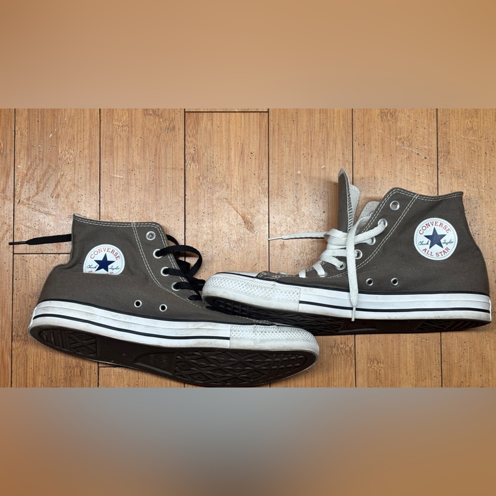 Converse All Star Chuck Taylor Hi-Top Charcoal Unisex Men’s 8.5 Women’s 10.5